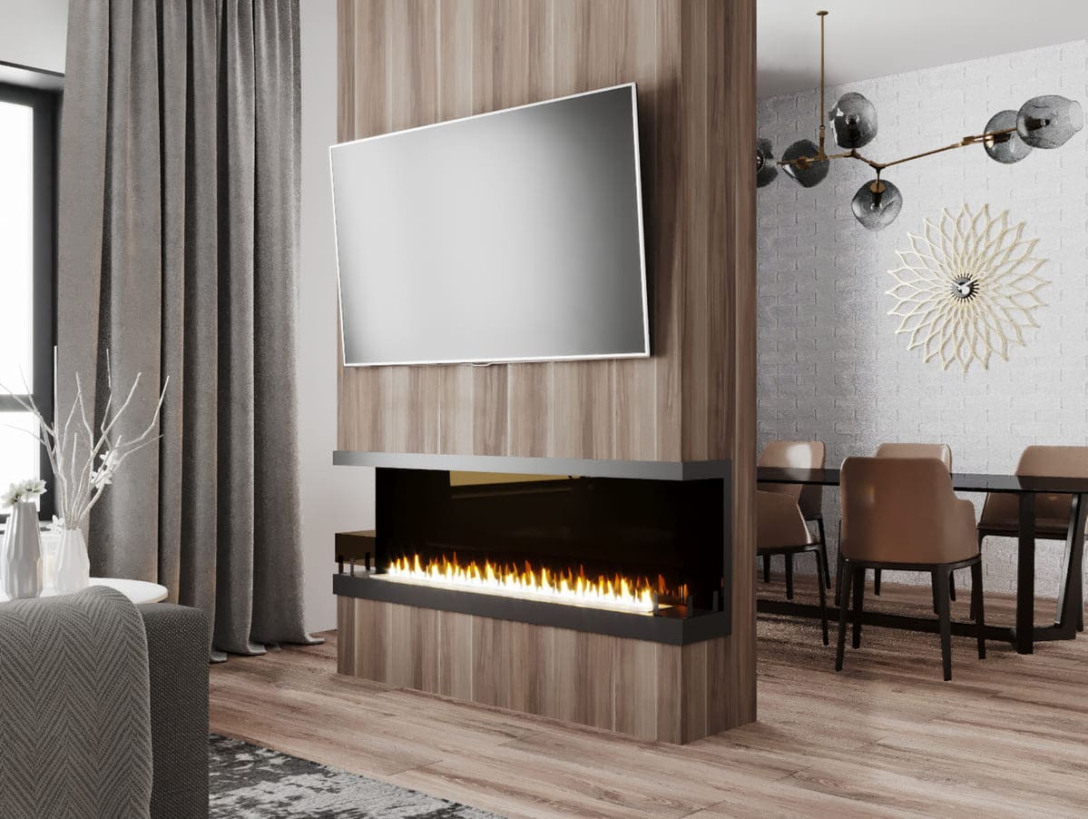 Биокамин "Русский огонь" Честер Фронт 1500 с защитным и декоративным стеклом по цене 65 785 руб.