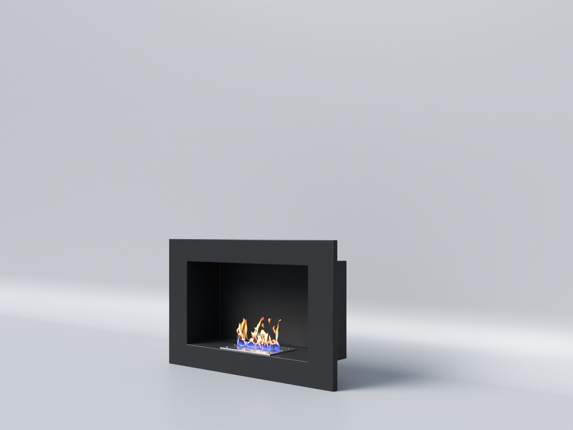 Биокамин "Русский огонь" Лайт 650V встраиваемый с декоративным стеклом (стемалитом) по цене 19 350 руб.