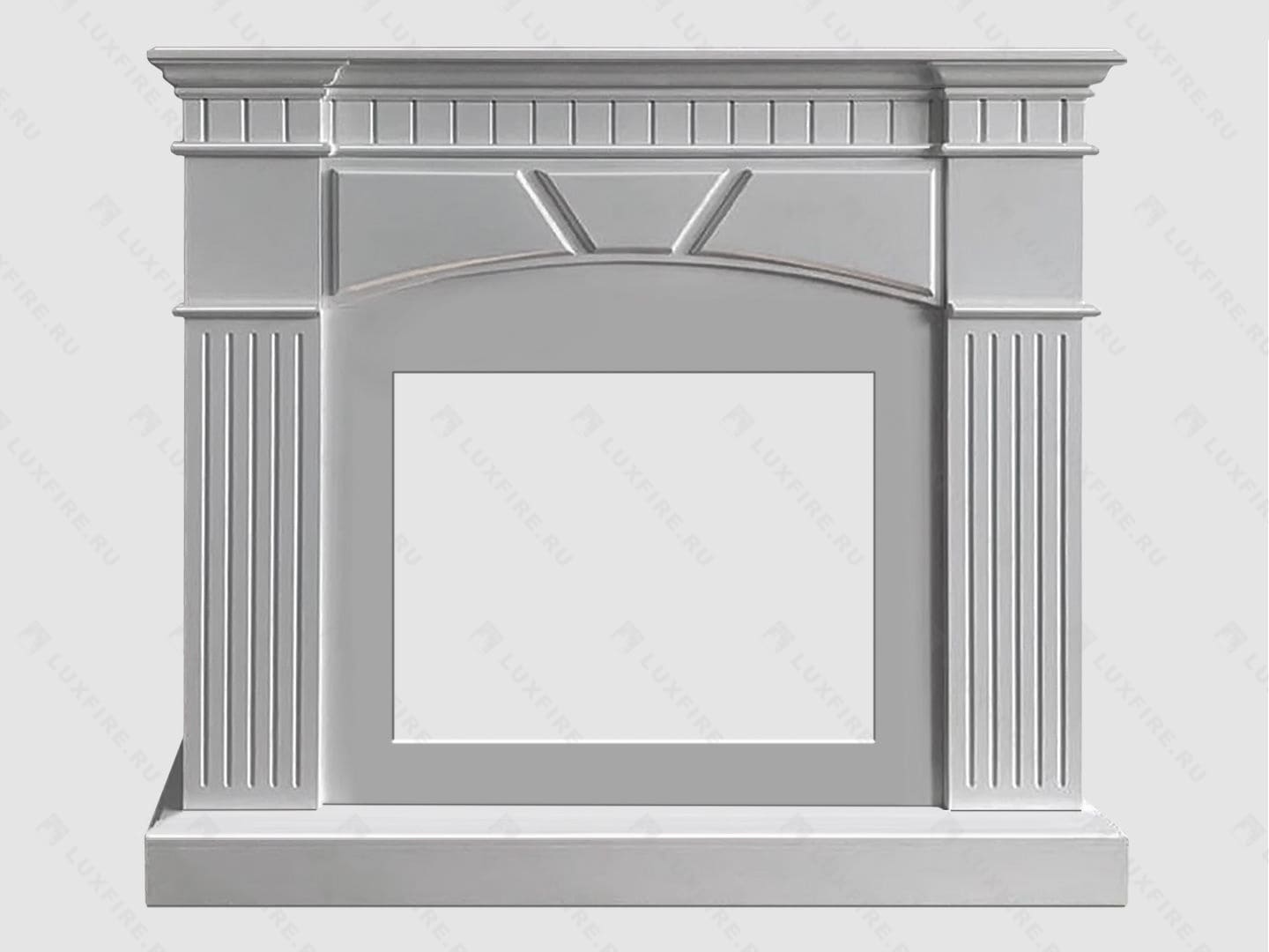 Каминный портал МДФ "Шервуд 1250" с биокамином Lux Fire "Фаер Бокс 1-33" (белый) Каминный портал МДФ "Шервуд 1250" с биокамином Lux Fire "Фаер Бокс 1-33" (белый) по цене 81 700 руб.