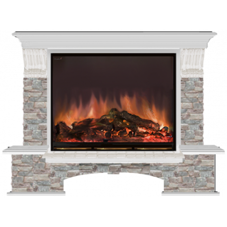 Бостон Грот цветной (беленый дуб)+Arte 33