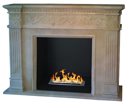 Биокамин в мраморном портале "Русский огонь" Jambo по цене 380 000 руб.