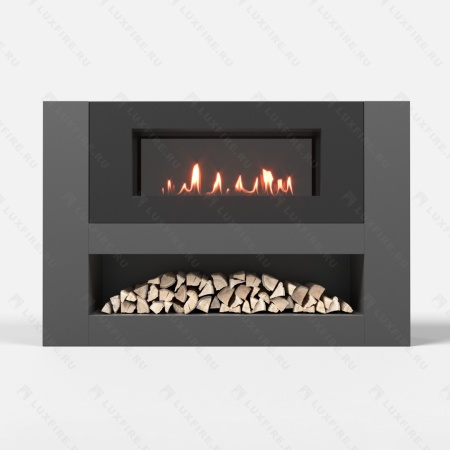 Тумба LUXFIRE с биокамином "Лукоморье" 1200 (графит) по цене 81 438 руб.