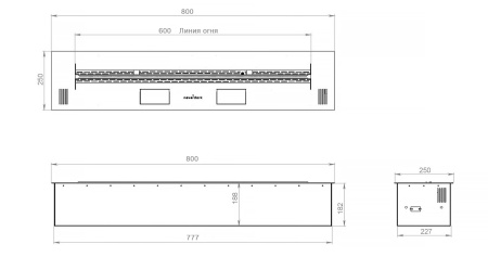 Автоматический биокамин 800 Premium по цене 327 732 руб.