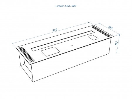 Автоматический биокамин Lux Fire Smart Flame 900 RC Black по цене 312 730 руб.